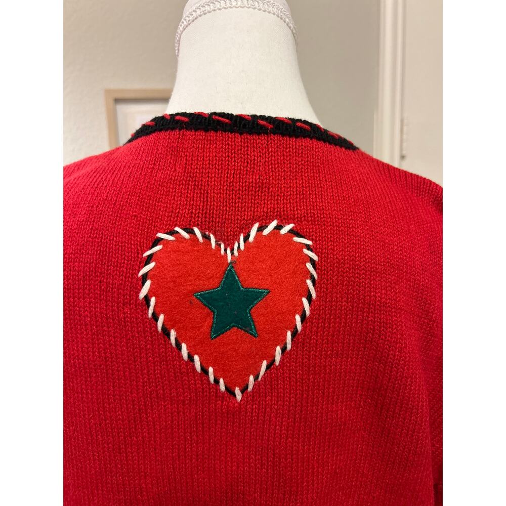 Designers Original Studio | Vintage Knit Holiday Cardigan | Large - Picture 14 of 15